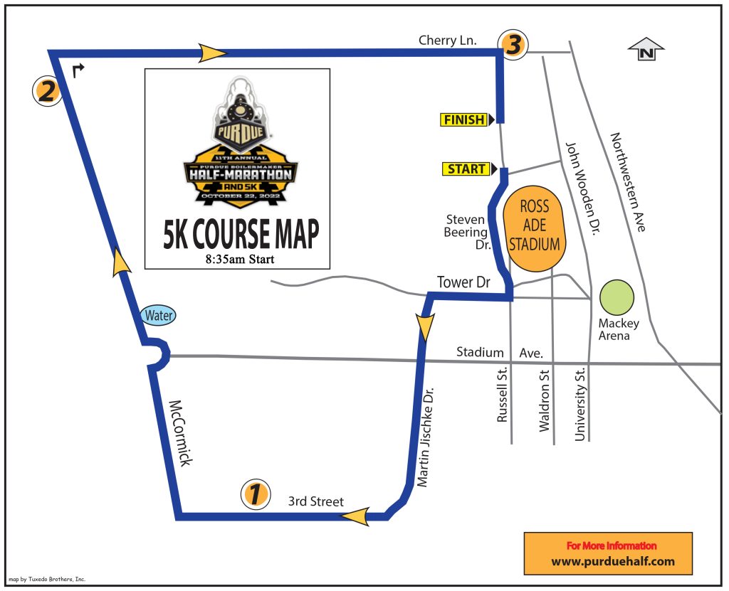 Course Information Purdue Boilermaker HalfMarathon and 5K